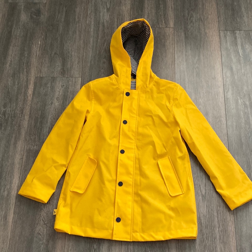 Polo yellow raincoat! Size girls 8-10